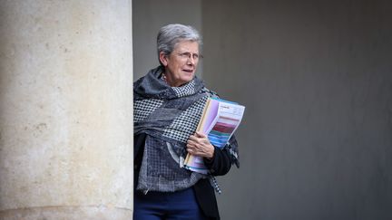 Geneviève Darrieussecq Ministre de la Santé et de l'Accès aux soins, à l'Elysée, le 6 novembre 2024. (FRED DUGIT / MAXPPP)