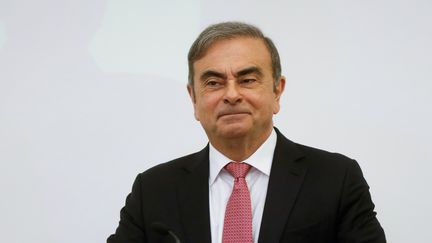 L'ancien patron de Nissan Carlos Ghosn au Liban, le 8 janvier 2020. (MOHAMED AZAKIR / REUTERS)