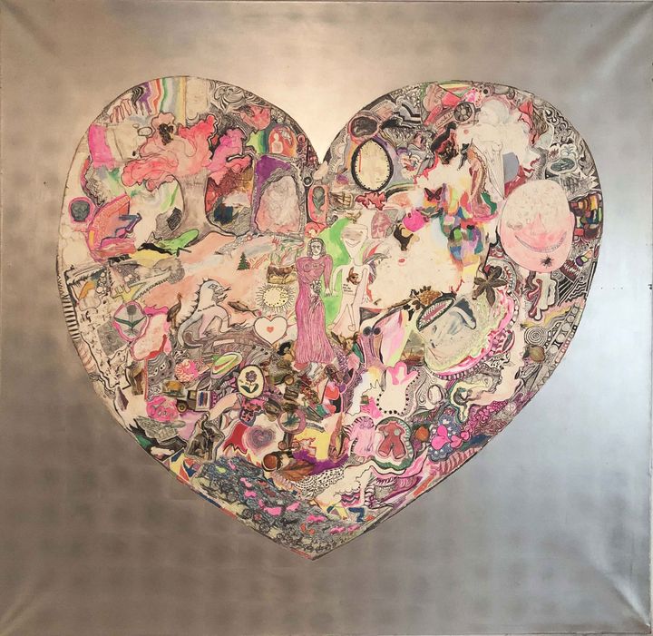 Niki de Saint Phalle, "My heart", 1965 - Collection privée,Courtesy Niki Charitable Art Foundation and Galerie GP &amp; N.Vallois, Paris (© D.R. © Adagp, Paris, 2020)