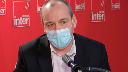 Laurent Berger, secrétaire général de la CFDT, invité de France Inter le 24 janvier 2022. (FRANCEINTER / RADIO FRANCE)