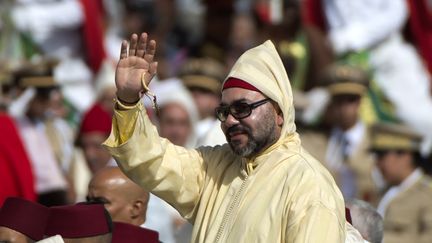 Le roi du Maroc, Mohammed VI, à Tetouan, le 31 juillet 2018. (FADEL SENNA / AFP)