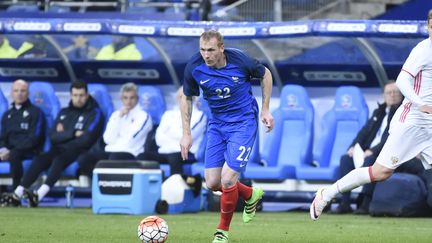 Le défenseur du FC Barcelone, Jérémy Mathieu, ici sous les couleurs de l'Equipe de France. (JEAN MARIE HERVIO / DPPI MEDIA)