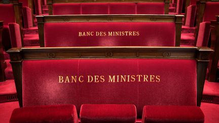 Le banc des ministres à l'Assemblée nationale. (JOEL SAGET / AFP)