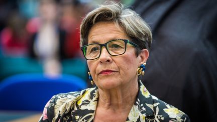 Viviane Lambert, la m&egrave;re de Vincent Lambert, &agrave; la Cour europ&eacute;enne des droits de l'homme, &agrave; Strasbourg (Bas-Rhin),&nbsp;le 5 juin 2015. (CLAUDE TRUONG-NGOC / CITIZENSIDE.COM / AFP)