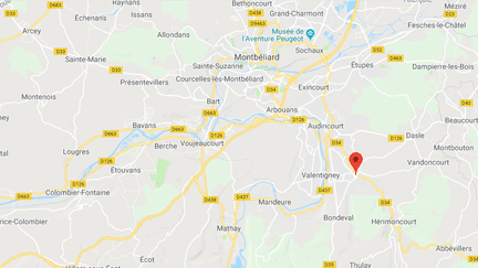 Seloncourt, dans le Doubs. (CAPTURE D'ECRAN / GOOGLE MAPS)