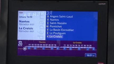 Transports : des trains retardés en raison des intempéries (France 3)