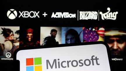 Microsoft souhaite racheter l'éditeur de jeux vidéo Activision Blizzard pour la somme de 69 milliards de dollars, un record. (HAKAN NURAL / ANADOLU AGENCY / AFP)