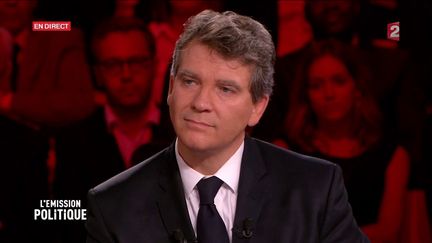 Arnaud Montebourg, le 22 septembre 2016 sur le plateau de "L'Emission politique" de France 2. (FRANCE 2)