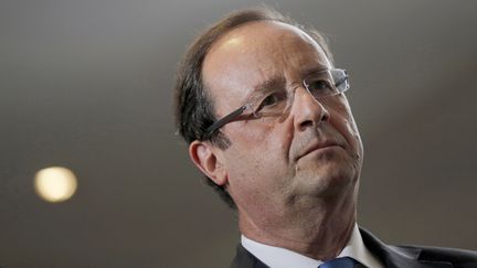 Fran&ccedil;ois Hollande, le 8 ao&ucirc;t 2013 &agrave; Marly-le-roi (Yvelines). (CHRISTIAN HARTMANN / AFP)