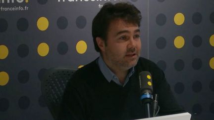 Frédéric Mazzella, fondateur de Blablacar, était l'invité média de Célyne Baÿt-Darcourt (capture écran). (FRANCEINFO)