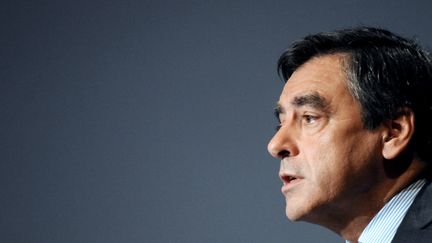 Le Premier ministre, Fran&ccedil;ois Fillon, lors du congr&egrave;s des maires de Haute-Savoie, &agrave; Morzine, le 5 novembre 2011.&nbsp; (JEAN-PIERRE CLATOT / AFP)