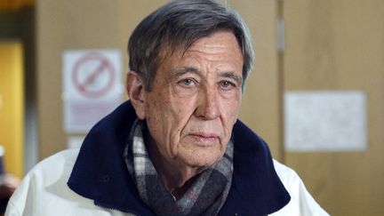 L&eacute;onide Kameneff, le fondateur de l'Ecole en bateau, au palais de justice de Paris, le 11 mars 2013. (BERTRAND GUAY / AFP)