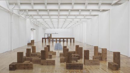 Une rétrospective d'une figure majeure du minimalisme américain, associé aussi à l'art conceptuel et au land art : avec du bois, des métaux, des briques, des bottes de foin, Carl Andre (né en 1935) a composé des sculptures en relation avec les lieux où il expose. Des objets réels qui font partie du monde, au même titre qu'un arbre ou un mur. Il a aussi créé des poèmes, des photos et des objets inclassables. Le Musée d'art moderne de la Ville de Paris aborde l'ensemble de son œuvre (du 18 octobre 2016 au 12 février 2017). Ici, Vue de l'exposition "Carl Andre: Sculpture as Place, 1958-2010", Dia: Beacon, Riggio Calleries, Beacon, New York, 5 mai 2014 - 9 mars 2015
 (Carl Andre / Licensed by VAGA, New York, Photo: Bill Jacobson Studio, New York. Courtesy Dia Art Foundation, New York © ADAGP, Paris 2016)