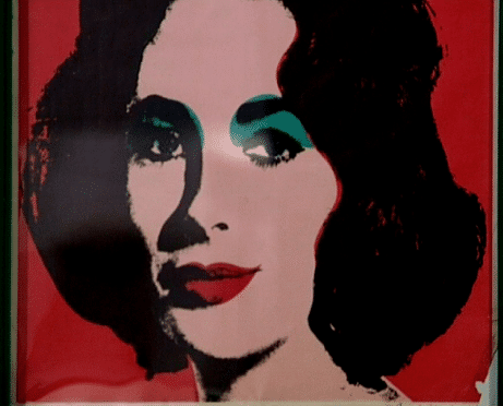 Elisabeth Taylor by Andy Warhol
 (France 3)