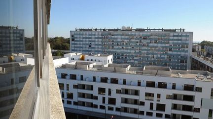 La tour Utrillo, à Montfermeil (Seine-Saint-Denis), devait devenir une résidence d&#039;artistes. Le projet va être repensé
 (Bertrand Guay / AFP)