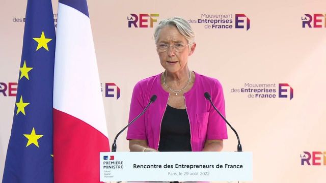 Energie : Elisabeth Borne appelle chaque entreprise "à établir, en septembre, son propre plan de sobriété"