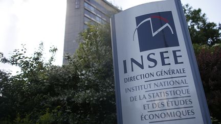 Le bâtiment qui abrite Institut national de la statistique et des études économiques (Insee), à Paris, en mai 2015.&nbsp; (THOMAS SAMSON / AFP)