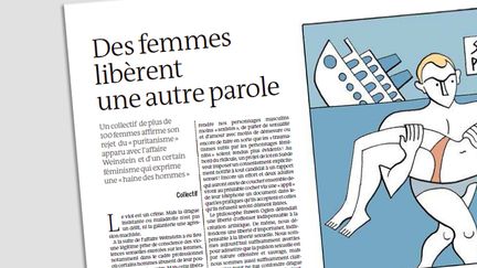 Tribune pour "la liberté d'importuner" publiée dans Le Monde le 9 janvier 2018. (LE MONDE)