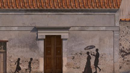 Reconstitution d'une rue de Pompéi (© GEDEON Programmes)