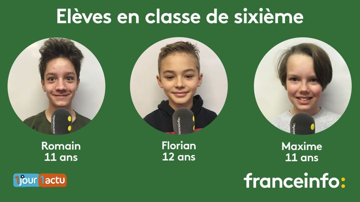 franceinfo junior, une émission en partenariat avec le magazine d'actualités pour enfants 1jour1actu et 1jour1actu.com. (FRANCEINFO / RADIOFRANCE)