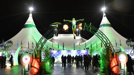 Le chapiteau du Cirque du Soleil présentant "Totem" en février 2020 à Munich. (HANNES MAGERSTAEDT / GETTY IMAGES EUROPE)