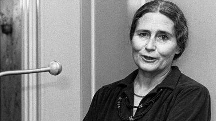 Doris Lessing à Francfort le 14 octobre 1981
 (Roland Holschneider / picture alliance / Roland Holsch / Newscom / MaxPPP)