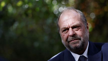 Le ministre de la Justice, Eric Dupond-Moretti, au Palais des Congrès de Poitiers, le 8 octobre 2021. (STEPHANE MAHE / POOL / AFP)