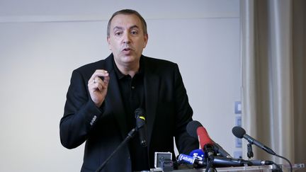 Jean-Marc Morandini en conférence de presse à Boulogne-Billancourt (Hauts-de-Seine), le 19 juillet 2016. (MAXPPP)