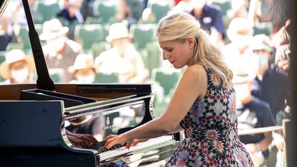 La pianiste Claire-Marie Le Guay. (VALENTINE CHAUVIN)