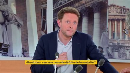 Clément Beaune sur le plateau de franceinfo ce vendredi 14 juin (franceinfo)