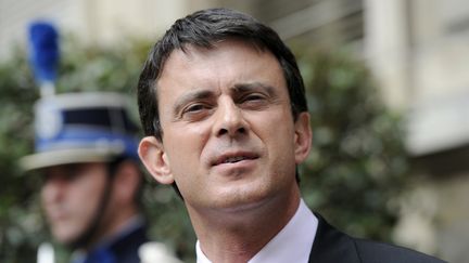 Le ministre de l'Int&eacute;rieur,&nbsp;Manuel Valls, le 31 juillet 2012. (BERTRAND GUAY / AFP)