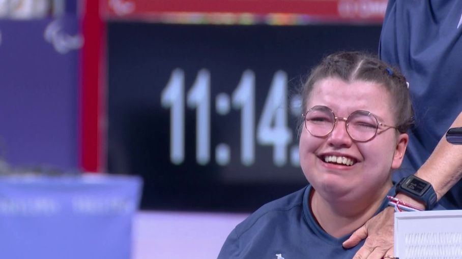 Paralympiques 2024 la Française Aurélie Aubert décroche l'or en boccia