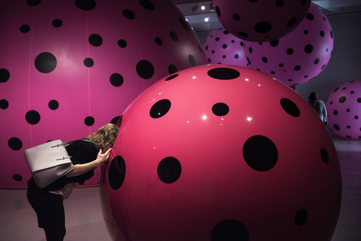 L'exposition Yayoi Kusama au musée Hirschhorn de Washington (23 février 2017
 (Brendan Smialowski / AFP)