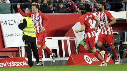 Antoine Griezmann buteur avec l'Atletico (CRISTINA QUICLER / AFP)