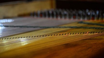 Piano réalisé par Muzio Clementi. Musée italien de Cavalese (2013)
 (ANDREAS SOLARO / AFP)