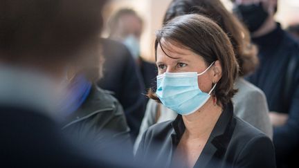 Johanna Rolland à Nantes le 22 octobre 2020.&nbsp; (BAPTISTE ROMAN / HANS LUCAS)