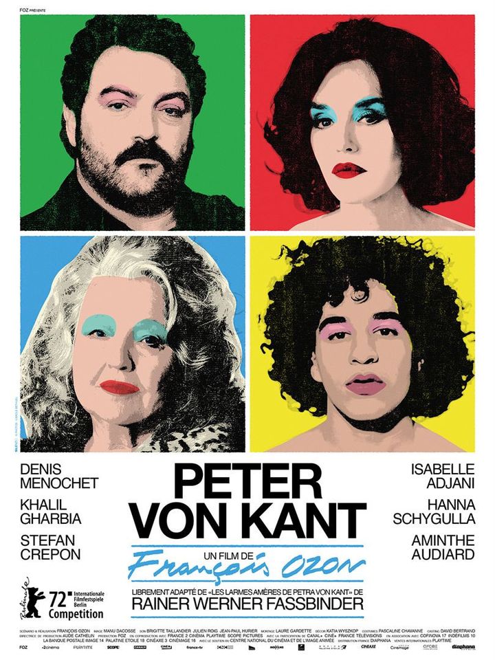 L'affiche de&nbsp;"Peter Von Kant" de François Ozon (2022).&nbsp; (DIAPHANA DISTRIBUTION)