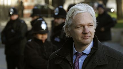 Julian Assange, le fondateur de WikiLeaks, le 2 février 2012 à Londres. (ANDREW WINNING / REUTERS)