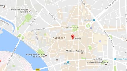 Le drame s'est déroulé dans le centre-ville de Toulouse. (GOOGLE MAPS)