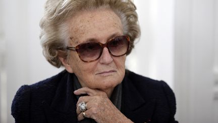 Bernadette Chirac &agrave; l'Assembl&eacute;e nationale, &agrave; Paris, le 4 mars 2014. (KENZO TRIBOUILLARD / AFP)