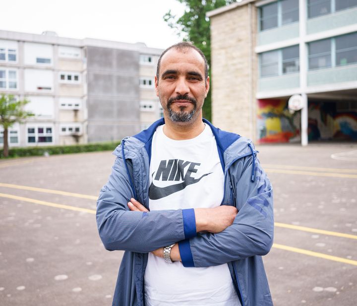 Abdelmajid a voté&nbsp;à&nbsp;Rennes, au second tour de l'élection présidentielle, le 24 avril 2022. (QUENTIN VERNAULT / HANS LUCAS / FRANCEINFO)