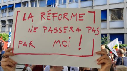 Manifestation contre la réforme du bac devant le rectorat de l'académie de Nancy-Metz. (THIERRY COLIN / FRANCE-BLEU SUD LORRAINE)