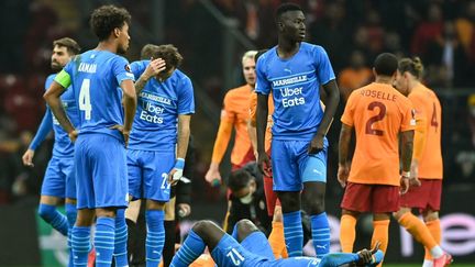 Marseille a été sèchement battu par Galatasaray lors de la 5e journée de Ligue Europa.&nbsp; (OZAN KOSE / AFP)