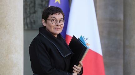 La ministre des Outre-Mer Annick Girardin, à Paris, le 26 février 2020.&nbsp; (LUDOVIC MARIN / AFP)