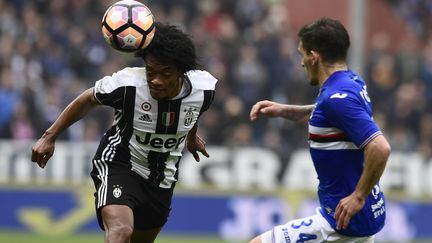 Juan Cuadrado, seul buteur face à Gênes (MIGUEL MEDINA / AFP)