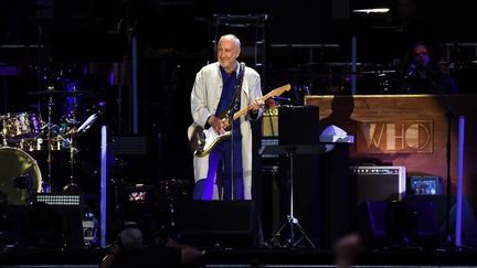 Pete Towshend sur scène au&nbsp;Wembley Stadium de Londres le 6 juillet&nbsp; 2019.&nbsp; (ALBERTO PEZZALI / NURPHOTO)