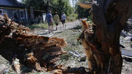 &nbsp; (Plusieurs tirs d’artillerie ont secoué la ville de Donetsk, mercredi © Maxppp)