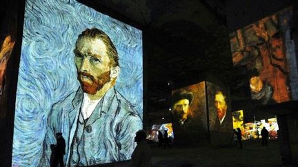 GERARD JULIEN / AFP
 (Projection d&#039;oeuvres de Van Gogh aux Carrières de Lumières)