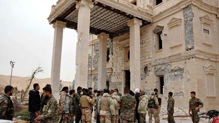  (L'armée syrienne a annoncé vendredi la reprise de la citadelle de Palmyre © Uncredited/AP/SIPA)