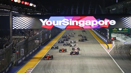 Le Grand Prix de Formule 1 &agrave; Singapour, le 20 septembre 2015.&nbsp; (FREDERIC LE FLOC H / DPPI MEDIA)